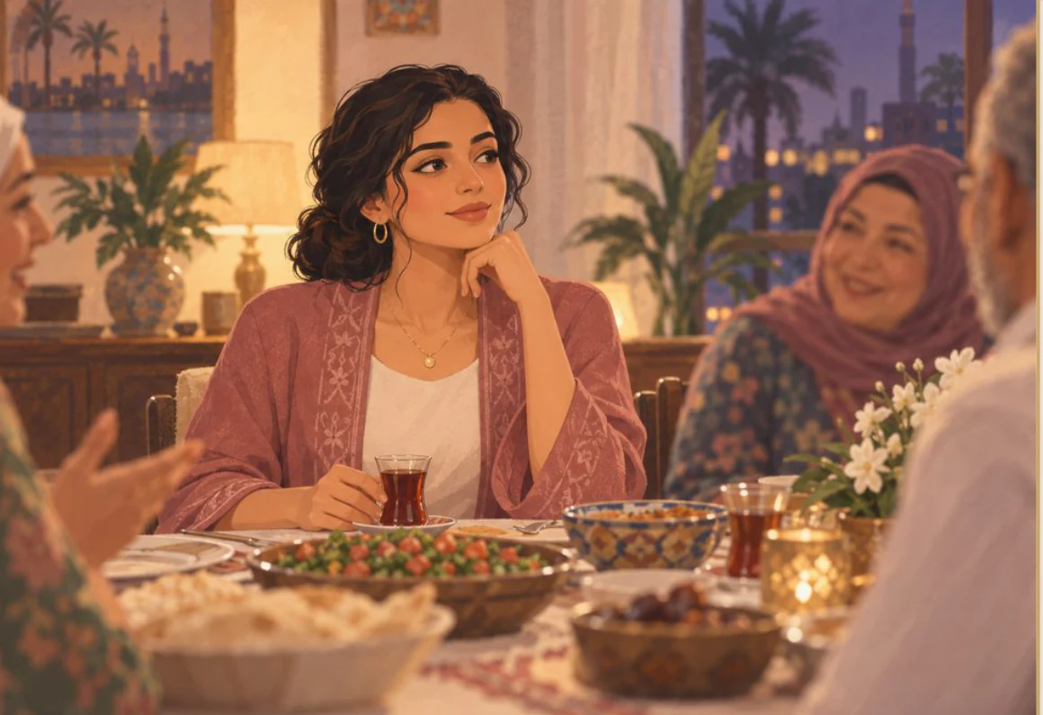 رسمة من فصل «البيت والعائلة»