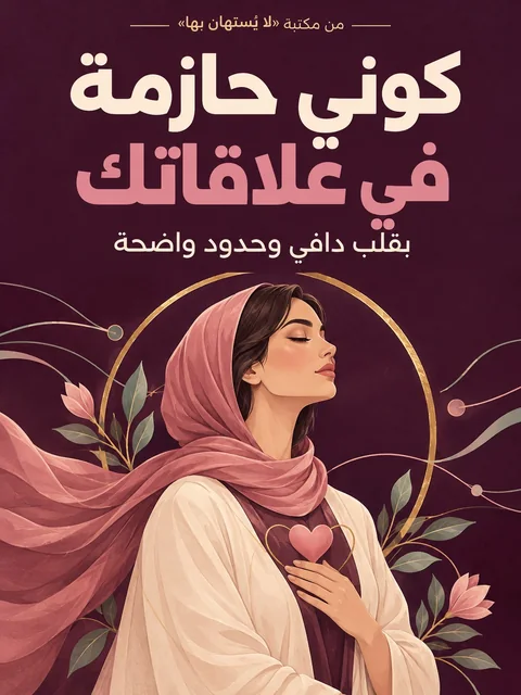 غلاف كتاب «كوني حازمة في علاقاتك»
